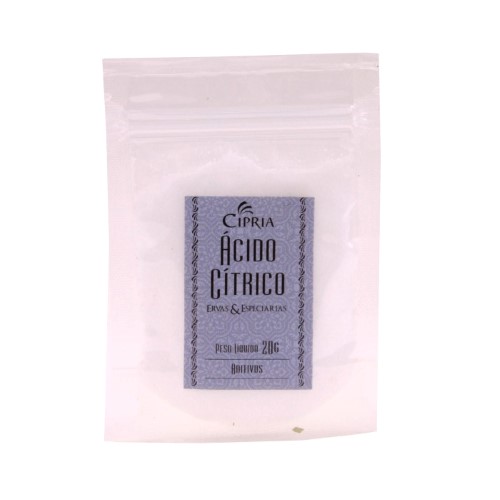 Ácido Cítrico – Zip Pouch – 20g Ácido Cítrico – Zip Pouch – 20g