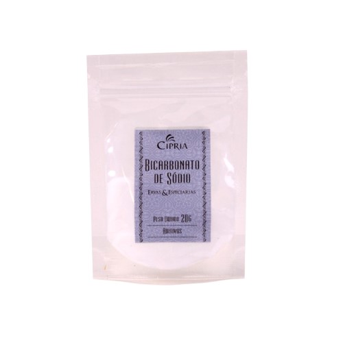 Bicarbonato de Sódio – Zip Pouch – 20g Bicarbonato de Sódio – Zip Pouch – 20g