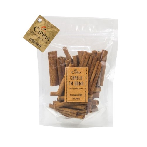 Canela em Rama 6cm – Zip Pouch – 100g Canela em Rama 6cm – Zip Pouch – 100g