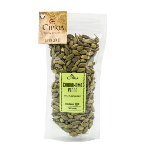 Cardamomo Verde – Zip Pouch – 100g Cardamomo Verde – Zip Pouch – 100g