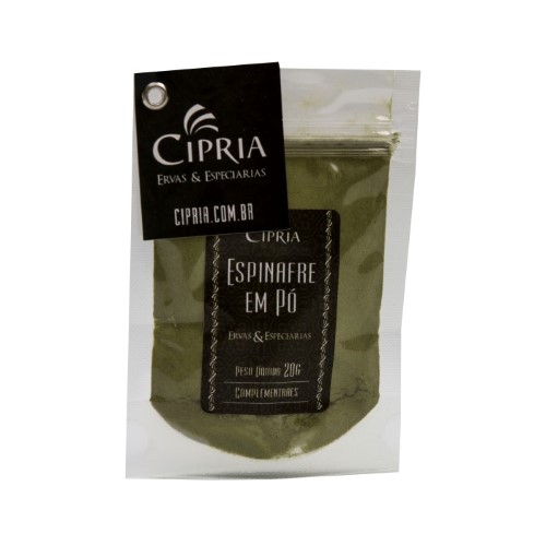 Espinafre em Pó – Zip Pouch – 20g Espinafre em Pó – Zip Pouch – 20g