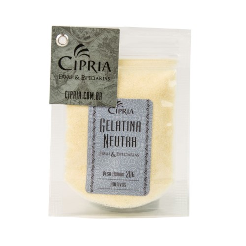 Gelatina em Pó – Zip Pouch – 20g Gelatina em Pó – Zip Pouch – 20g