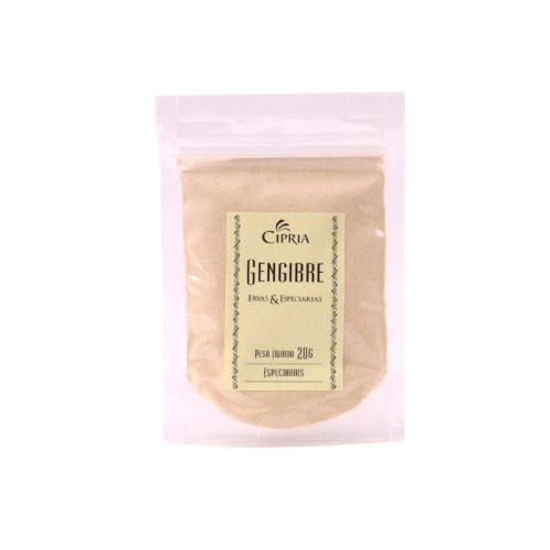 Gengibre em Pó – Zip Pouch – 20g Gengibre em Pó – Zip Pouch – 20g
