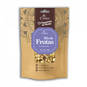 Mix de Frutas Cristalizadas - Vácuo - 100g