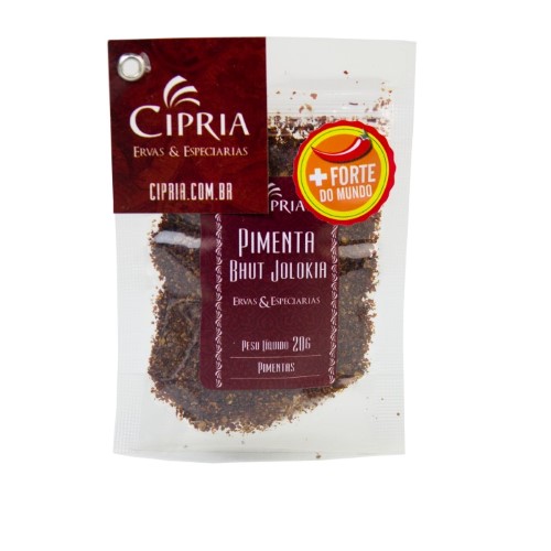 Pimenta Bhut Jolokia em Pó – Zip Pouch – 20g Pimenta Bhut Jolokia em Pó – Zip Pouch – 20g
