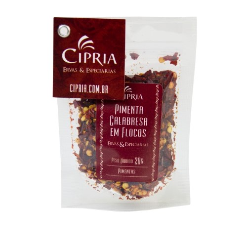 Pimenta Calabresa em Flocos – Zip Pouch – 20g Pimenta Calabresa em Flocos – Zip Pouch – 20g