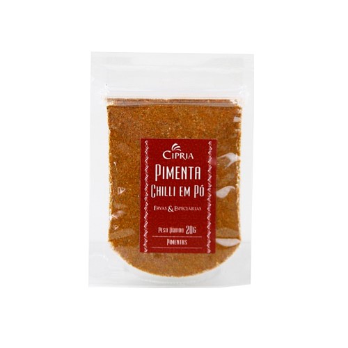 Pimenta Chilli em pó – Zip Pouch – 20g Pimenta Chilli em pó – Zip Pouch – 20g