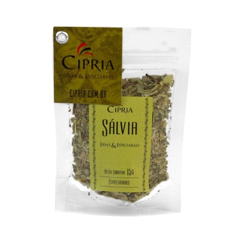 Sálvia – Zip Pouch – 15g Sálvia – Zip Pouch – 15g