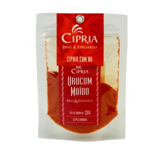 Urucum Moído – Zip Pouch – 20g Urucum Moído – Zip Pouch – 20g