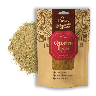 Quatré Épices – Zip Pouch – 20g Quatré Épices – Zip Pouch – 20g